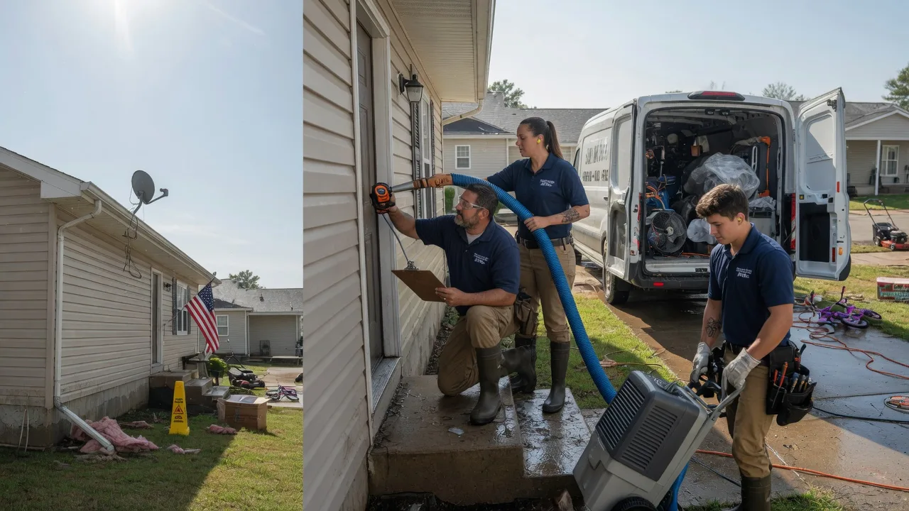 Ceiling Water Damage Restoration in Homestead, IA near me